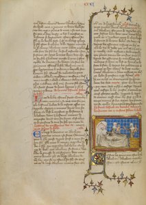 La nascita di Esaù e Giacobbe da Master of Jean